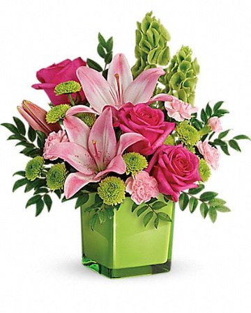 pink lime floral - Google Search