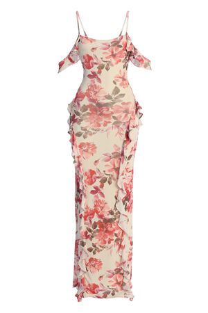 JLUXLABEL SPRING COLLECTION IVORY MAUDE MAXI DRESS