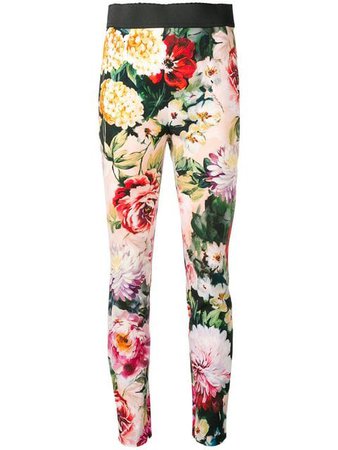 Dolce & Gabbana floral print leggings