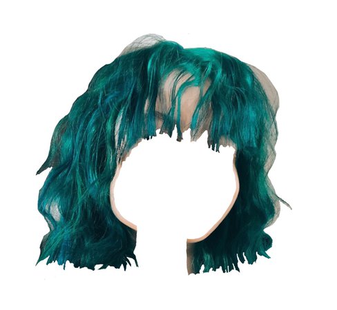 green blue hair