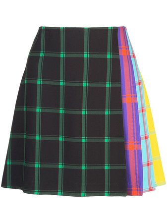 Black Alice+Olivia Semira Pleated Skirt | Farfetch.com