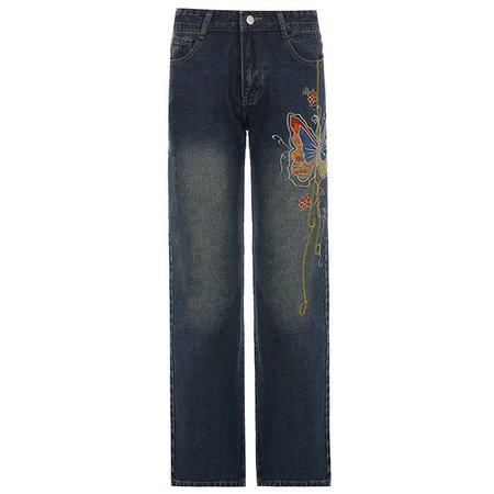 Y2K Aesthetic Wide Leg Jeans | BOOGZEL APPAREL – Boogzel Apparel