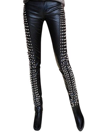 leather pants spikes