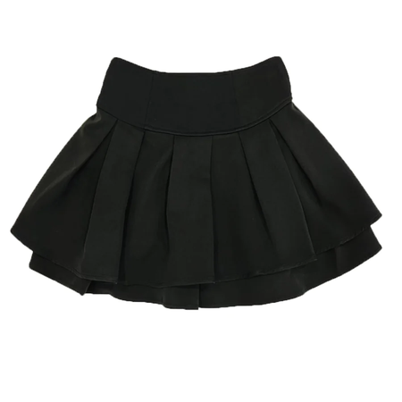 black miniskirt