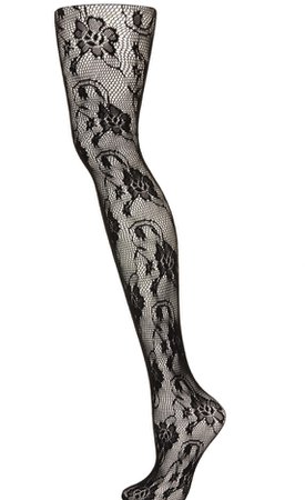 black lace tights