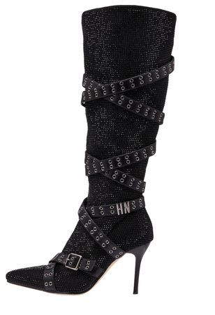 Niihai boots in crystal black