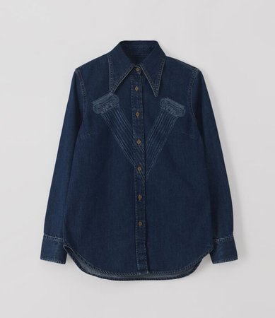 Vivienne Westwood Clothing | Shirts And Tops Women | Vivienne Westwood - Classic Denim Shirt Blue