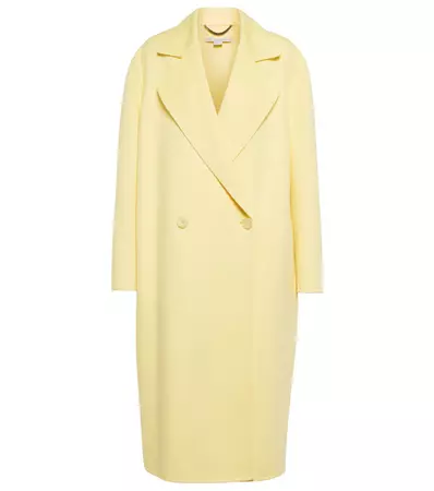 Wool Coat in Yellow - Stella Mc Cartney | Mytheresa
