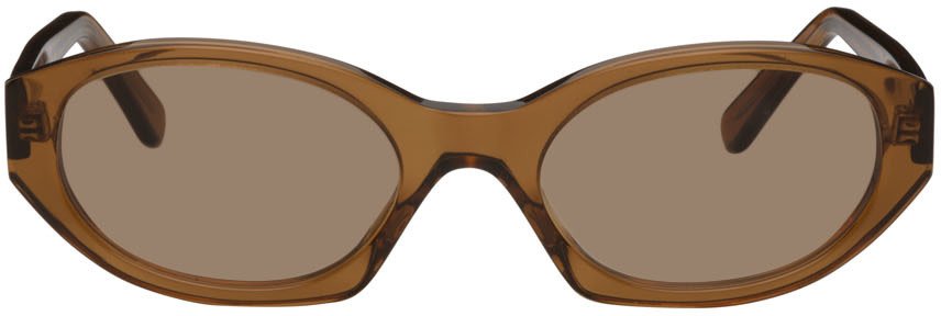 Gimaguas: Brown Dakar Sunglasses | SSENSE