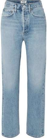 AGOLDE - '90s Mid-rise Straight-leg Jeans - Mid denim
