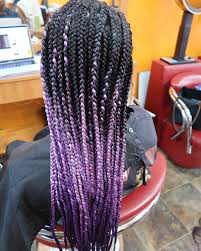 purple braids