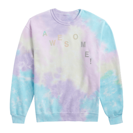 TIE DYE PULLOVER SWEATSHIRT WITH SCATTERED LETTER DESIGN – Taylor Swift Official Store
