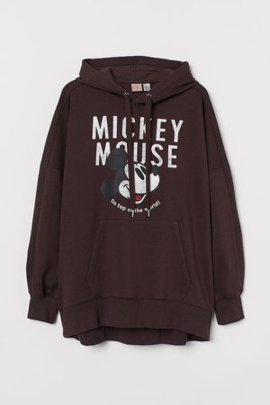 H&M+ Oversized Hoodie - Red