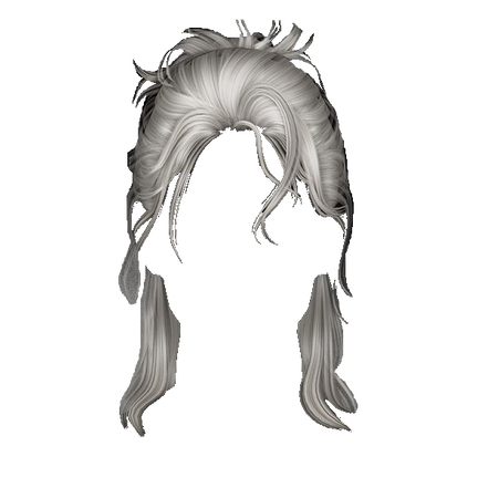 Hezeh Hair No. 16 | Sims Alpha CC Silver (Dei5 edit)