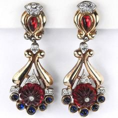 Details about RARE CROWN TRIFARI MOGHUL JEWELS OF INDIA COLLECTION ALFRED PHILIPPE - EARRINGS
