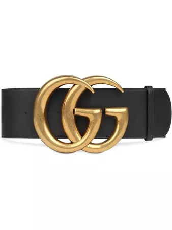 Gucci Wide leather belt with Double G $1,050 - Shop SS19 Online - Fast Delivery, Price