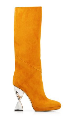 Suede Knee High Boots By Brandon Maxwell | Moda Operandi