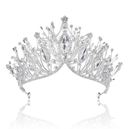 Amazon.com : Baroque Black Queen Crowns for Women, Rhinestone Wedding Crowns and Tiaras Crystal Princess Crown Tiaras for Prom Birthday Party Valentines Costume : Beauty & Personal Care