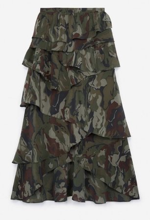 army fatigue military camouflage skirt