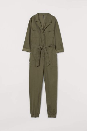 Cotton Twill Overall - Green