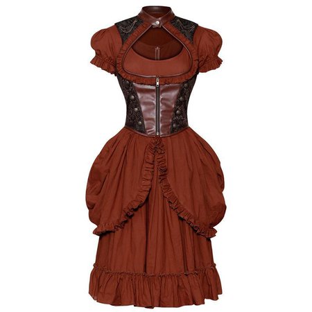 Morlock Frilled Dress - Size 3XL – Violet Vixen