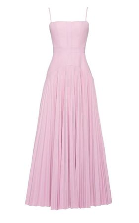 long bubblegum pink dress
