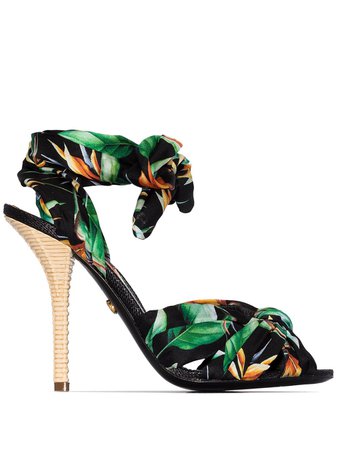 Dolce & Gabbana Sandales à Imprimé Tropical - Farfetch