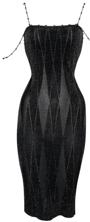 vintage black dior dress