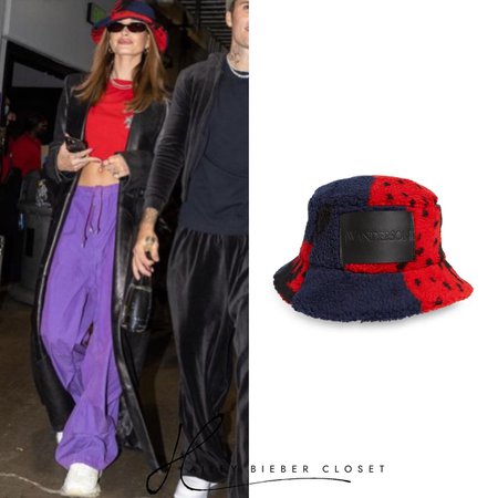 Hailey Bieber Closet • JW_Anderson Bucket Hat ($230.00)