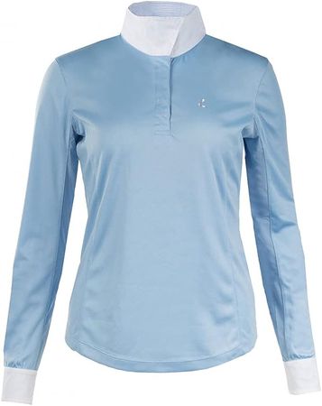HorZe Crescendo Blaire Womens Long Sleeve Functional Show Shirt : Amazon.ca: Clothing, Shoes & Accessories