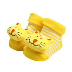 Baby Socks Anti-Slip Cotton Newborn Infantil Baby Sock Cartoon Animal Slippers Boots Unisex Boy Girl Socks Rubber Sole