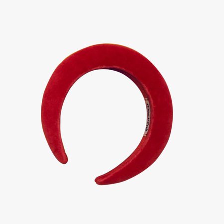 red headband puffy - Google Search