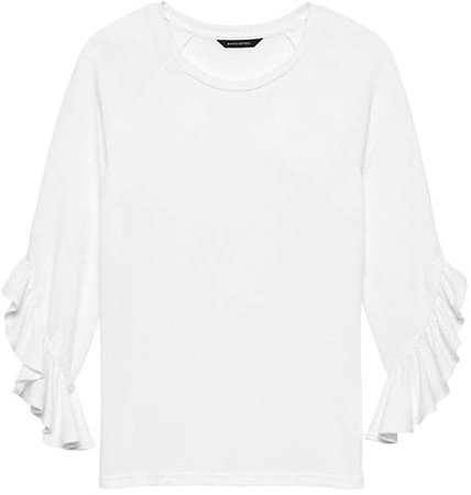 Luxespun Flutter-Sleeve T-Shirt