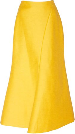 Acler Selkin Citrus Linen Skirt