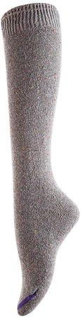 Lovely Annie Women's Pack Knee High Cotton Boot Socks 6-9, pack of 4, Black, Coffee, Navy, Wine at Amazon Women’s Clothing store