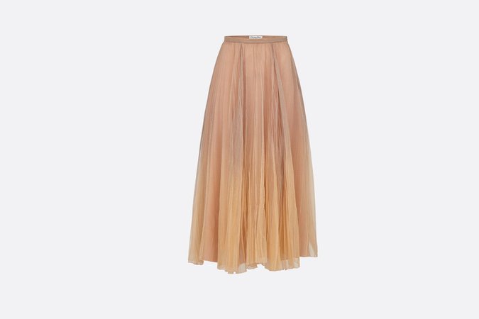 Degradé Silk Skirt - Ready-to-wear - Woman | DIOR