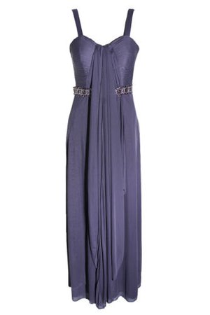 Alex Evenings Wisteria Purple Embellished Chiffon-Overlay Gown 12 | eBay