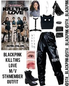 [BLACKPINK] KILL THIS LOVE ALBUM TEASER OUTFITS 🔪💔 . . #blackpink5thmember #blackpink #coachella … | Kpop fashion outfits, Bts inspired outfits, Blackpink fashion