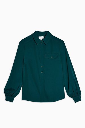 Khaki Classic Shirt | Topshop