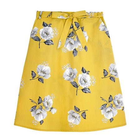Scattered Wild Poppies Crisp Cotton Skirt | Fashion View All | CathKidston