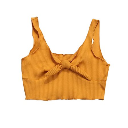 2018 Sexy Pure Color Spaghetti Strap Crop Top Women Back Bow Cami Top Vest Summer Female Beach Casual Slim Fit Tank Tops Tees-in Camis from Women's Clothing on Aliexpress.com | Alibaba Group