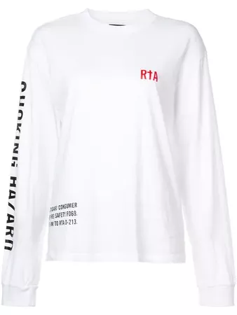 Rta Cruz longsleeved T-shirt $133 - Shop AW18 Online - Fast Delivery, Price