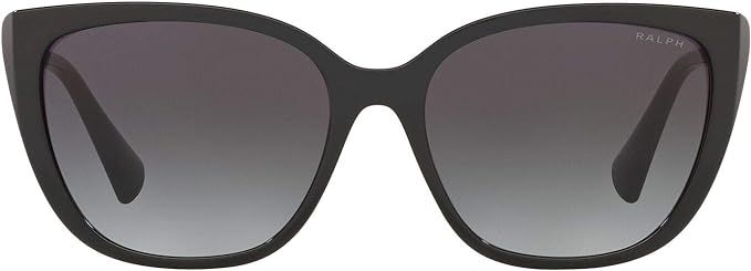 Amazon.com: Ralph by Ralph Lauren Women's RA5274 Butterfly Sunglasses, Shiny Black/Grey Gradient, 56 mm : Clothing, Shoes & Jewelry