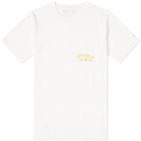 Universal Works Patched Tee Ecru | END.