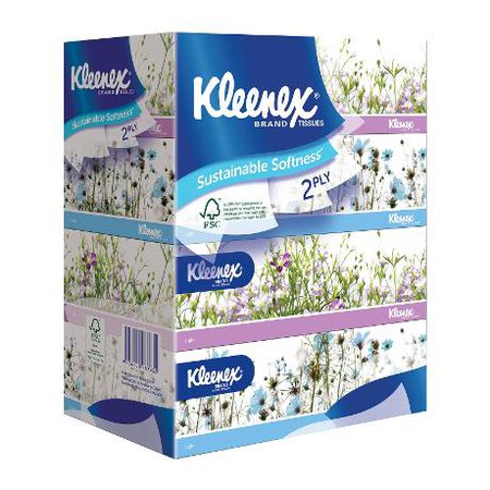 Kleenex 2 Ply Garden Facial Tissues