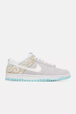 Nike Dunk Low Retro SE 'Barber Shop - Grey' Sneakers - DH7614-500 | Urban Outfitters