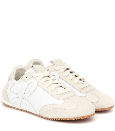 Leather And Suede Sneakers | Loewe - Mytheresa