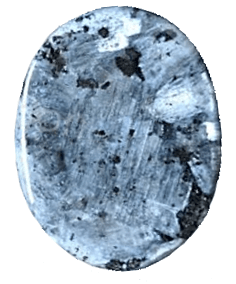 Larvikite worry stone