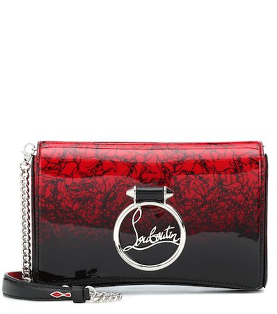 RubyLou patent leather crossbody bag
