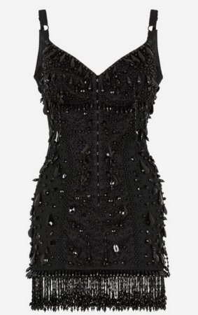 dolce and Gabbana black dress
